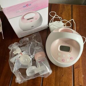 Spectra S2 Plus Pink and White Breast Pump